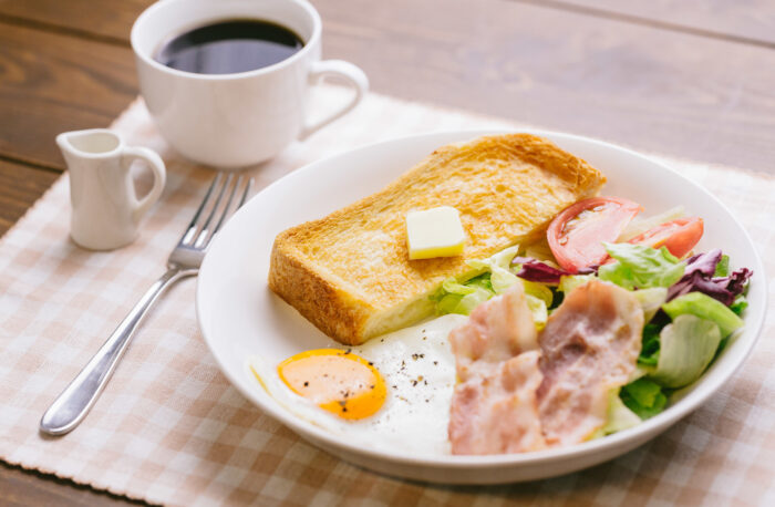 朝食の画像